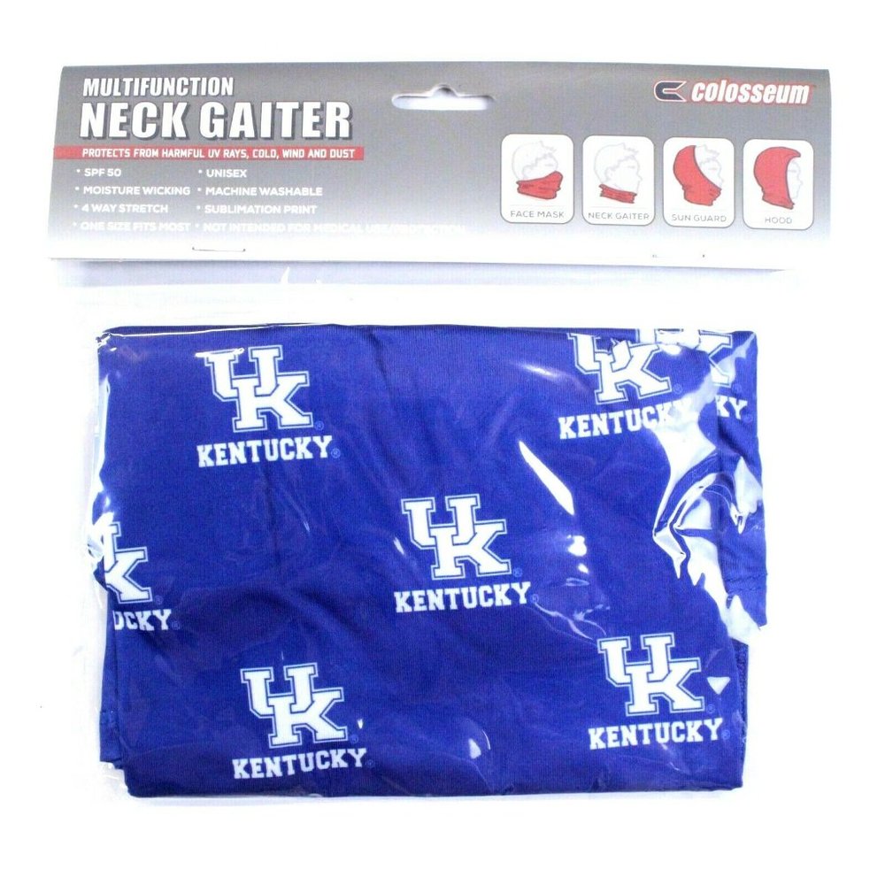 Colosseum Kentucky Wildcats Multifunction Neck Gaiter Face Mask - Adult Unisex